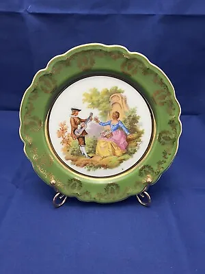 $150 • Buy Antique CH.Field Haviland Limoges Plate 7.5” Fragonard Scene Artist Signed