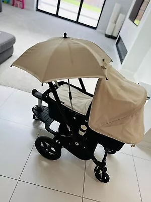 BUGABOO CAMELEON 3 PLUS PUSHCHAIR AND CARRYCOT - With Skateboard & Umbrella • £16