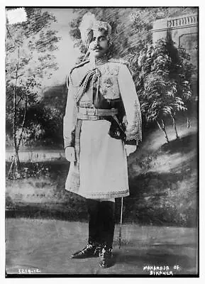 MaharajaBikanermilitary Personneluniformsroyaltynobilityportraitsc1910 • $9.99