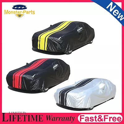 Custom Fit For Chevy Camaro Race Strips Car Cover Waterproof All-Weather Outdoor • $65.99