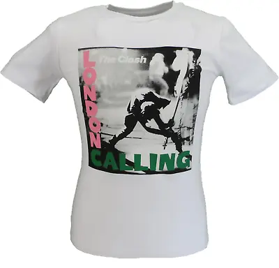 Ladies White Official The Clash London Calling T Shirt • £17.99