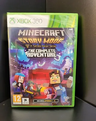 Minecraft Story Mode The Complete Adventure XBox 360 NEW And Sealed UK Version • $71.50