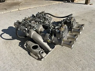 $2900 • Buy Vintage Sbc Chevy 283 327 350 400 Intake With Weber Carbs