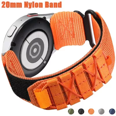Military Nylon Strap Band For Samsung Galaxy Watch 6 5 4 3 Active 2 40mm 44mm • $10.99