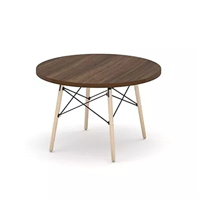 The Shop Circular Center Table Inhabits The Shop MDF Cover Dark Coffee • $127.97