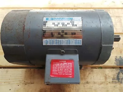  MARATHON ELECTRIC MOTOR 3PH 1.5HP 1740RPM 5.5Amp 7/8 Shaft KQE145TTDR7373AC  • $147