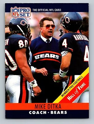 Mike Ditka 1990 Pro Set #59a Chicago Bears • $1.49