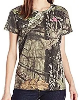 Mossy Oak Break Up Infinity Women Camo Short Sleeve T-Shirts ( M ) W/ Pink Logo • $9