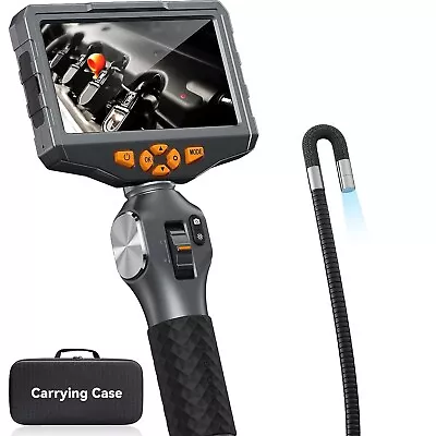 6.5mm Dia Articulating Borescope 5 Inches IPS Video Endoscope Inspection Camera • $299.99