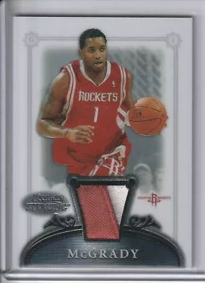 2007 Bowman Sterling Tracy McGrady Two Color Patch Houston Rockets HOF • $18