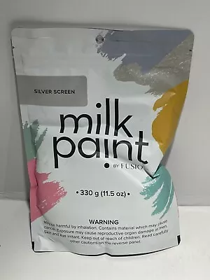 Milk Paint By Fusion Ultra Durable Zero VOC 11.5oz/330g- Silver Screen • $20.95