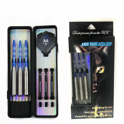 3PCS Professional Purple 26g Tungsten Steel Needle Tip Darts Set With Case • $9.59