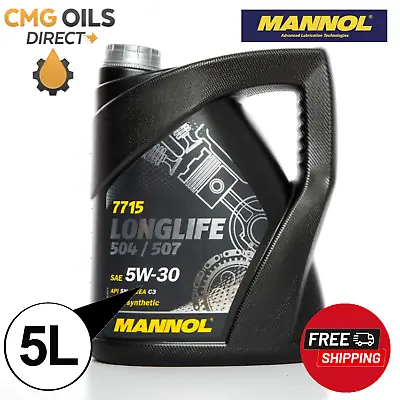 Mannol 5w-30 C3 (7715) **vw504/vw507** Longlife 3 ** 5l Fully Synthetic** • £26.99