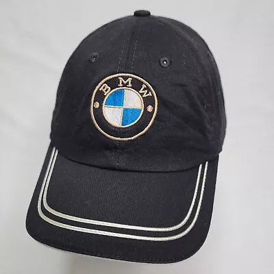 BMW Hat Vintage Ball Cap Adjustable Black Automobile Logo EUC • $24.97