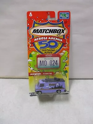 Matchbox Across America 50th Birthday Series Missouri TV News Van • $5.82