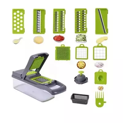 Cutter Multi Functional Chopper For Food Vegetable Slicer Salad Chopper Gadgets • £17.95