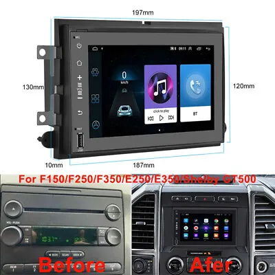 Fit For 2005-2015 Ford F&e150 250 350 Expedition Bluetooth Usb Car Radio Stereo • $129.99