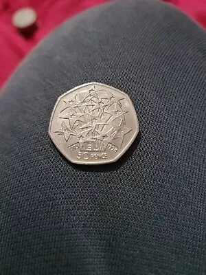 1998 European Union (Stars) 50p Coin Fifty Pence • £0.99