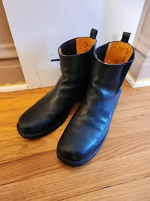 Vtg FRYE Black Leather Chelsea Boots Model 87320 Size 12 D NM • $75