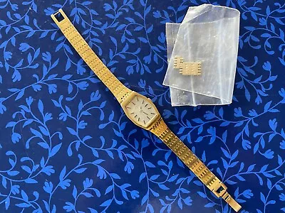 Vintage Ladies Rotary Swiss Gold Plated Watch Working • $13.26