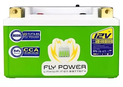 FLY7BS Replace YTX7A-BS Life PO4 Motorcycle Battery Lithium IRON Phosphate Scoot • $40