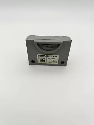 Genuine Nintendo 64 Controller Pak Pack Memory Card NUS-004 Authentic N64 OEM • $10