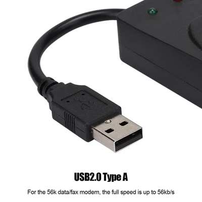 £18.35 • Buy Fax Modem Dual Port USB2.0 56K External Modem Driver For Win 7/Win 8/Win 10 SG5
