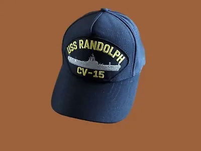 Uss Randolph Cv-15 U.s Navy Ship Hat U.s Military Official Ball Cap U.s.a Made • $23.95