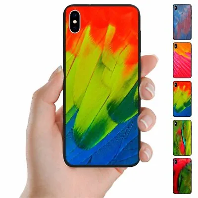 For OPPO Series Colourful Feather Print Pattern Mobile Phone Back Case Cover #1 • $9.98