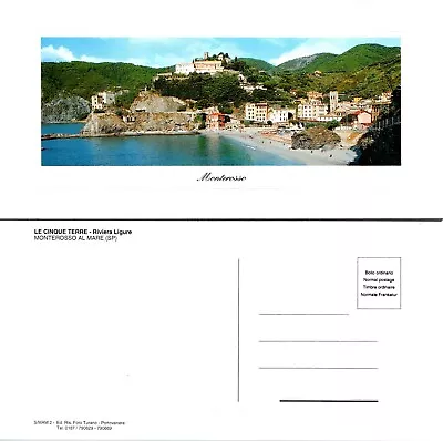 Italy La Spezia La Cinque Terre Monterosso Al Mare Ocean Mountains VTG Postcard • $9.89