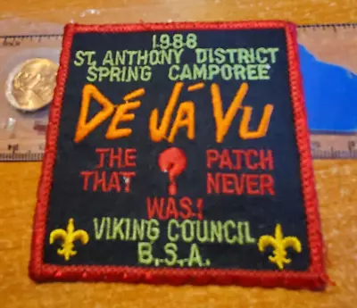 BSA  Viking Council Minnesota 1988 St. Anthony District Spring Camporee DeJaVu  • $5.95