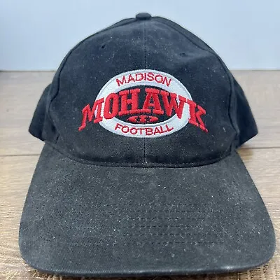 Madison Mohawks Football Hat Madison Mohawk Adjustable Adult Size Hat Black Cap • $6