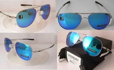 $199.99 • Buy Oakley Sunglasses  Elmont M  Chrome Frame Prizm Sapphire Iridium Lenses New Last