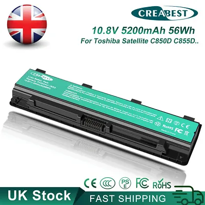 10.8V PA5109U-1BRS PA5024U-1BRS Battery For Toshiba Satellite C850D C855D C870D • £214.95