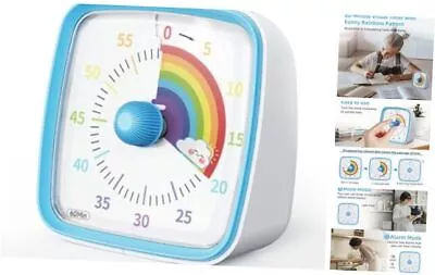  Visual Timer With Night Light 60-Minute Countdown Timer For Kids Blue-rainbow • $30.74