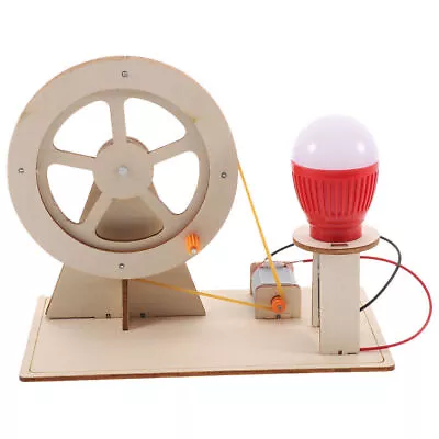 DIY Wooden Science Experiment Model Kit Children Educational Toy Electronic • £7.21