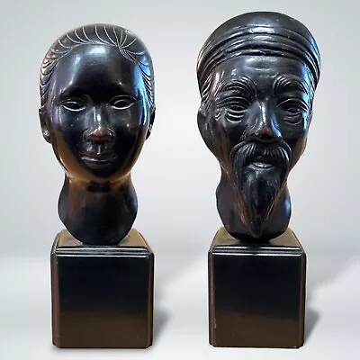 Nguyen Thanh Le (Vietnamese 1919-2003) Bust Of A Vietnamese Woman And Man • $625
