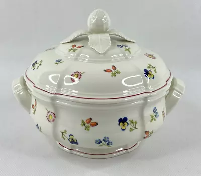 Villeroy & Boch PETITE FLEUR 91 Oz Soup Tureen #2360 Covered Bowl Dish • $79.99