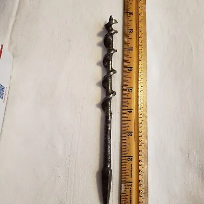 Vintage 5/8  Wood Auger Drill Bit 9  • $3.25