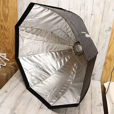 Angler 48  BoomBox Quick-Open Deep Parabolic Softbox Umbrella Bowens Mount Flash • $38