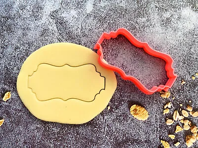 Plaque Shape 10 | Cookie Cutter | Fondant Cake Decorating | UK Seller • £5.29