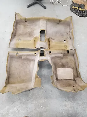 Volvo 240 244 245 Molded Carpet Set Tan Wagon Front & Rear Floor OEM #2678E • $249.99