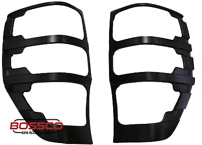 Black Rear Tail Light Trim Covers Suitable For Ford Ranger PX MK1 MKI 2012-2022 • $49