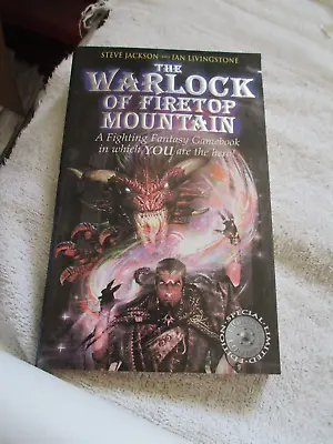 A Paperback Book 'The Warlock Of Firetop Mountain'  By Steve Jackson & Ian Livin • £10