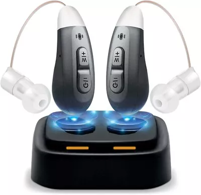 JINGHAO D590 Hearing Amplifiers Aids Rechargeable Hearing Aids For Seniors Adult • $79.99