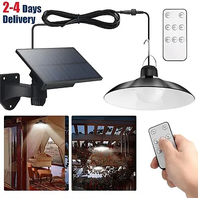 LED Solar Pendant Lights Solar Lighting Outdoor Hanging Shed Lamp Dusk To Dawn • $14.95