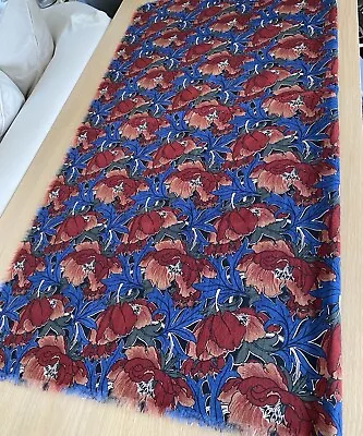Liberty Of London Large 100% Wool Vintage Shawl/scarf Approx Square 50” VGC • £19.99