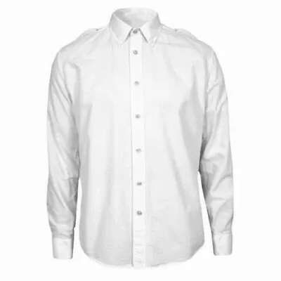 RN Dress Shirt Long Sleeve British White Service Naval Uniform Assorted Grade 1 • £9.99