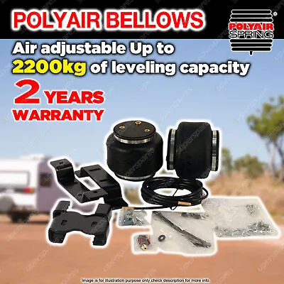 Polyair Bellows Air Bag Suspension Kit 2200kg 2  Raised For Toyota Hilux Gen 8 • $1005.95