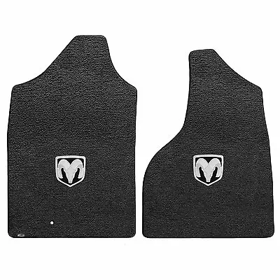 2003-2009 Dodge Ram 2500 3500 Truck Dark Slate Velourtex Floor Mats - Horns Logo • $138.99